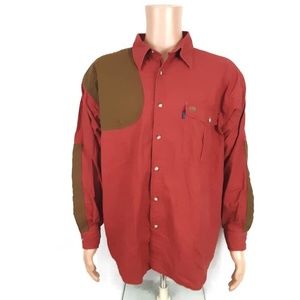 Beretta Sportsman Shooting Shirt Men's XL Red EUC